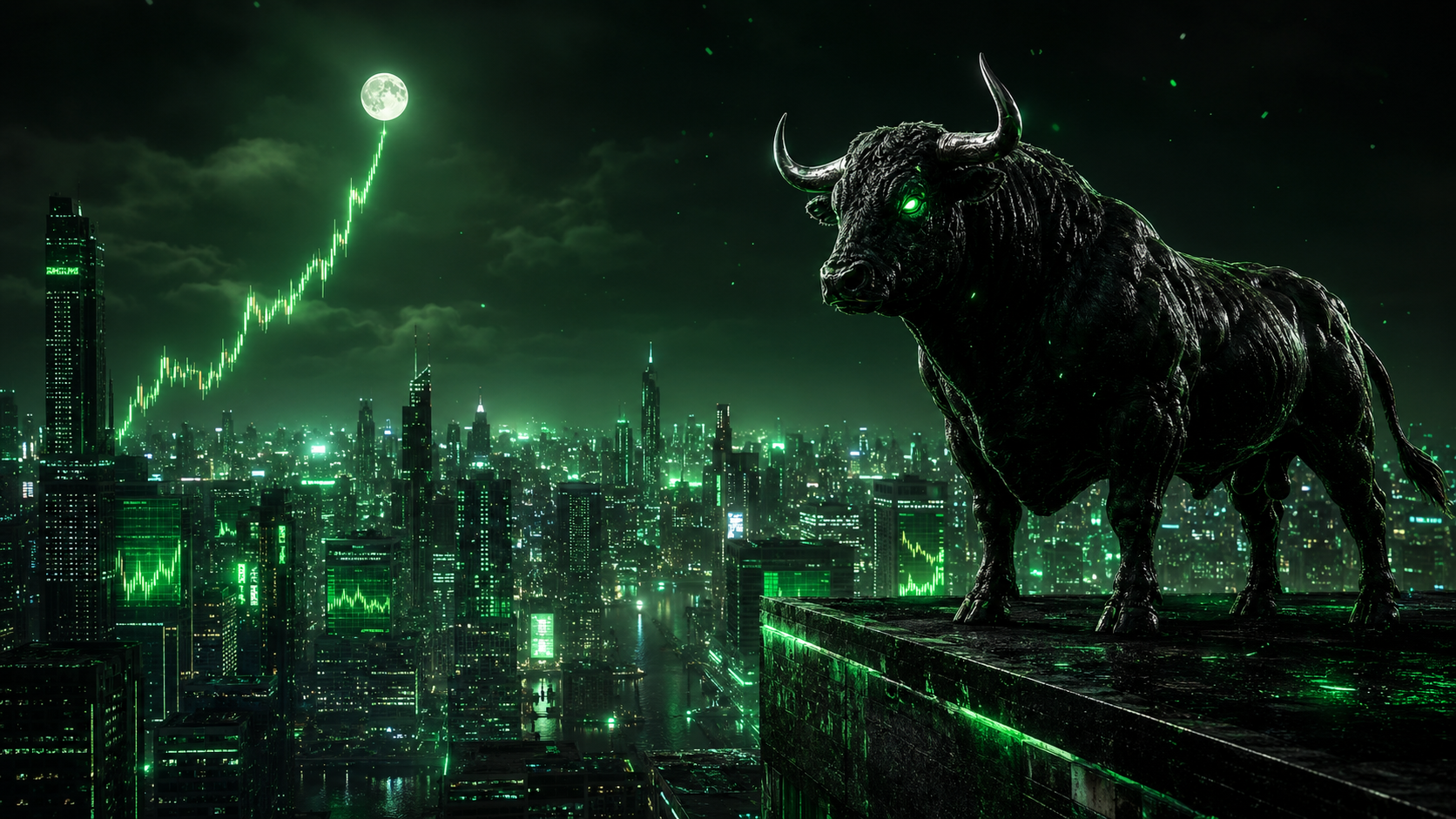 The Black Bull guarding the vault of rewards